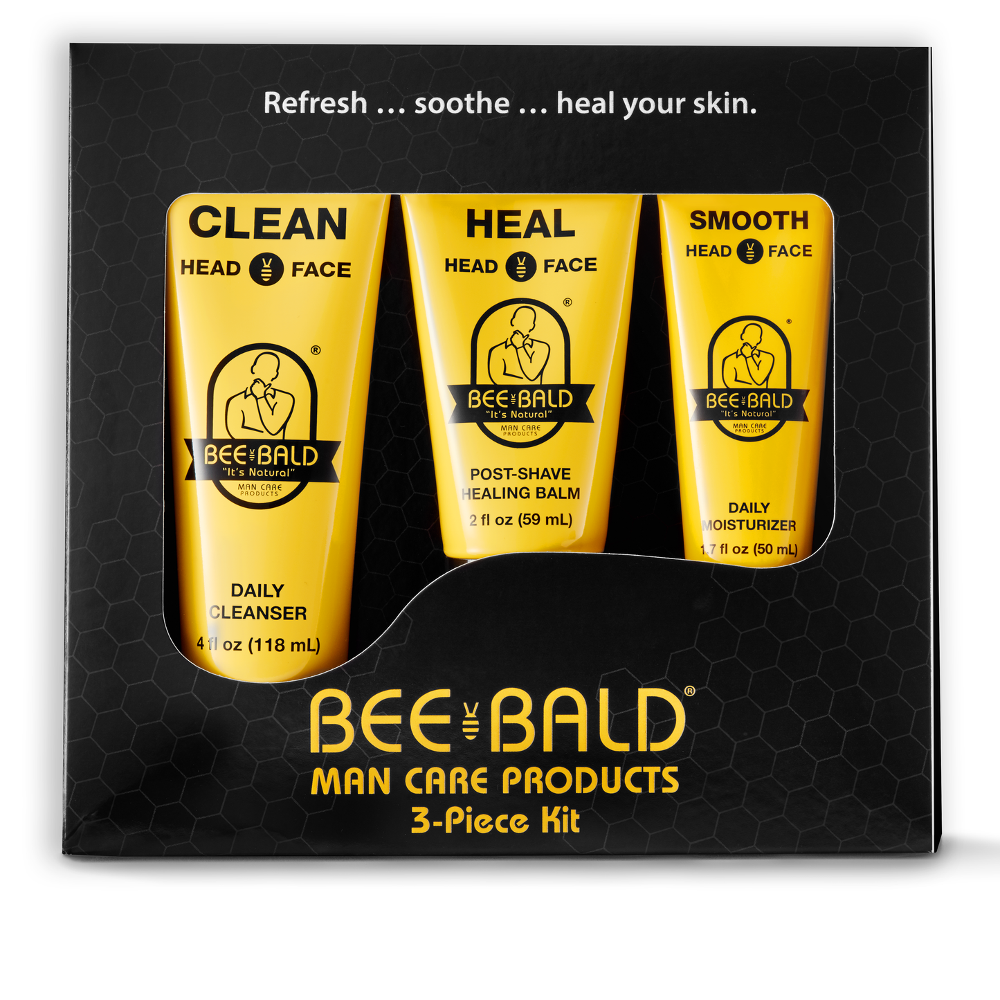 3-Piece Premium Bald Care Gift Set