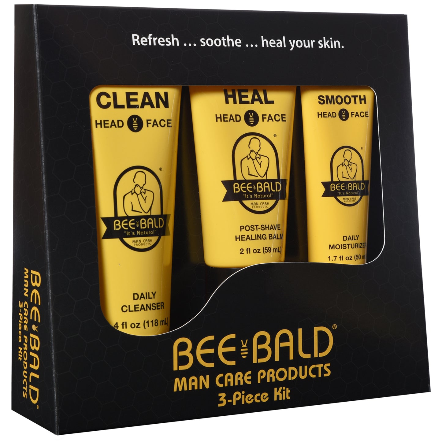 3-Piece Premium Bald Care Gift Set